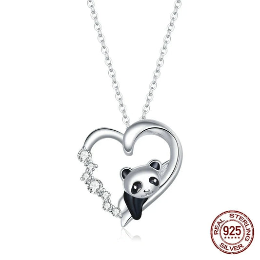 Baby Panda Crystal Necklace